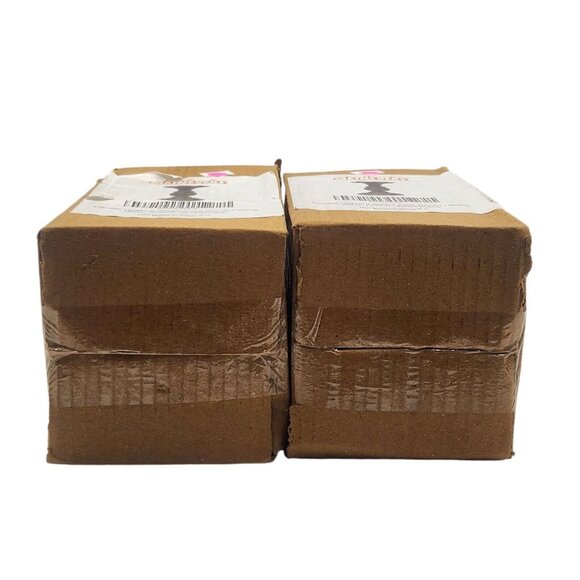 2x Mainevent Tall Pillar Candle Holder 8 in Dark Brown Rustic Wood Decor - Picture 14 of 15